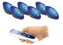 Комплект LED ламп 27Вт – 6 шт + пульт керування