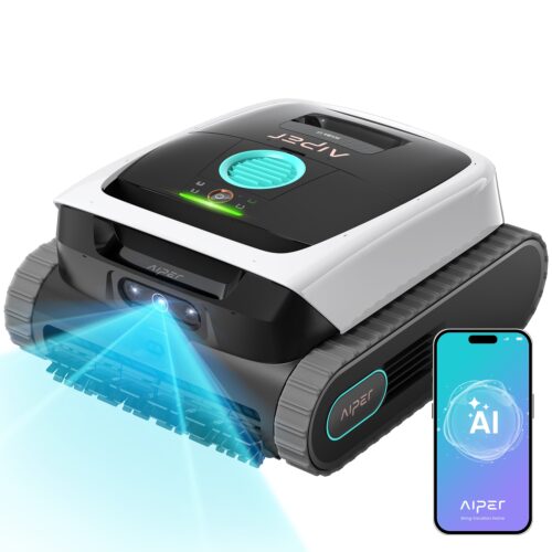Робот пилосос для басейну гусеничний, акумуляторний AIPER Scuba N3 (дно, стіни, ватерлінія) до 150 м2 (технологія Штучного Інтелекту) - изображение 2