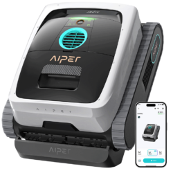 Робот пылесос для бассейна гусеничный, аккумуляторный AIPER Scuba N3 (дно, стены, ватерлиния) до 150 м2 (технология Искусственного Интеллекта)